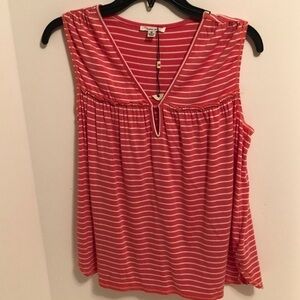 Sophie Max t shirt, red stripe. Size small